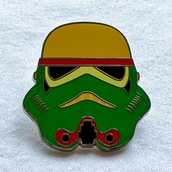 Disney Accessories - ✨ 2/$15 or 3/$20 ✨ Disney Star Wars Stormtrooper Green and Yellow Pin